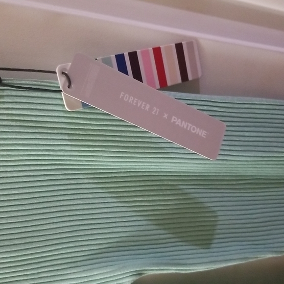 Forever 21 - Leggings, Size - XS, Color - light/tan blue - Picture 4 of 10